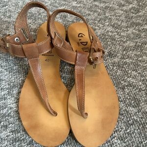Brown Leather Sandals